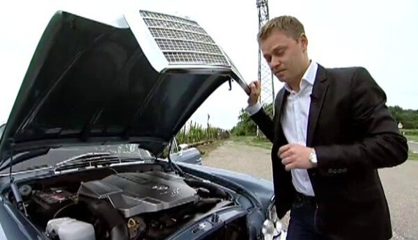 Marcin Orzepiński testuje Mercedesa W111 Mechatronik